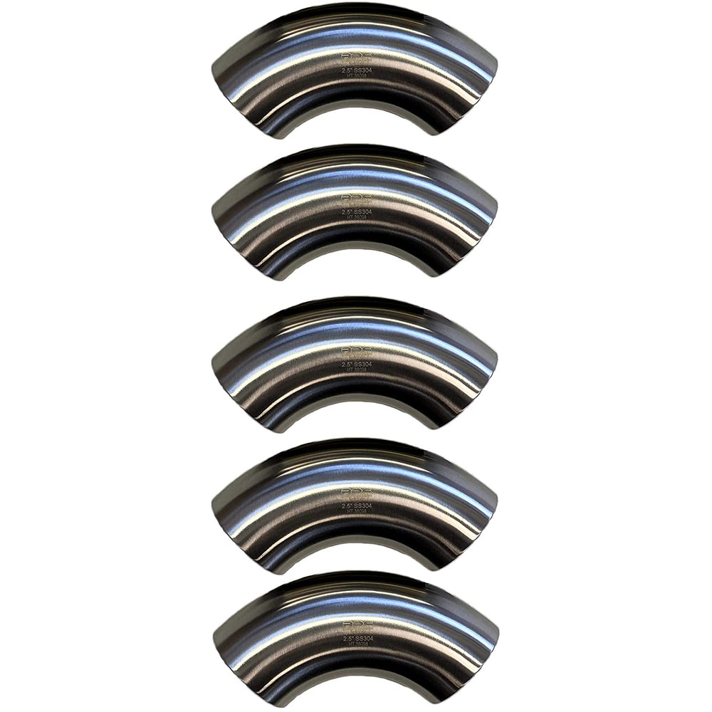 BPS 2.5" OD SS304 90° Mandrel Bends