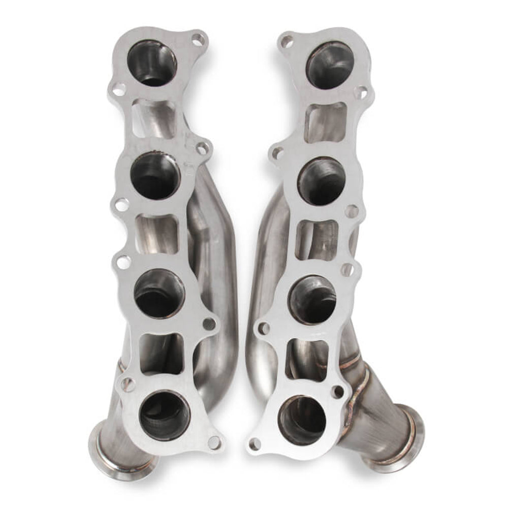 FLOWTECH UNIVERSAL COYOTE TURBO HEADERS - NATURAL 304 STAINLESS STEEL