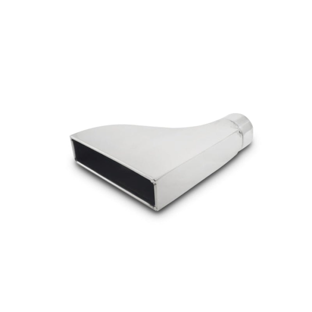 Vibrant 7.75in x 1.875in Rectangular SS Exhaust Tip (Camaro Style) - with 2.5in Inlet