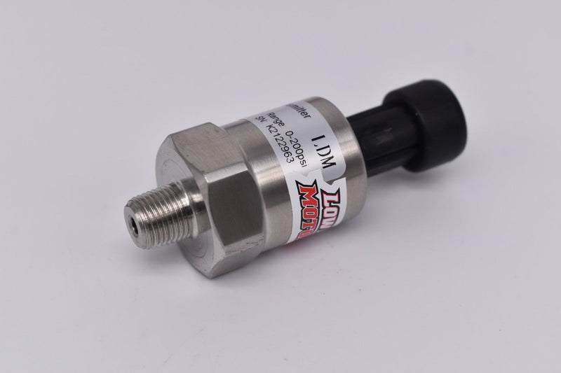Lowdoller Motorsports 0-200 PSI Pressure Sensor (899 Series, Oil Filled)