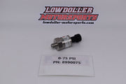 Lowdoller Motorsports 0-75 PSI Pressure Sensor (899 Series, Oil Filled)