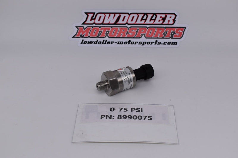 Lowdoller Motorsports 0-75 PSI Pressure Sensor (899 Series, Oil Filled)