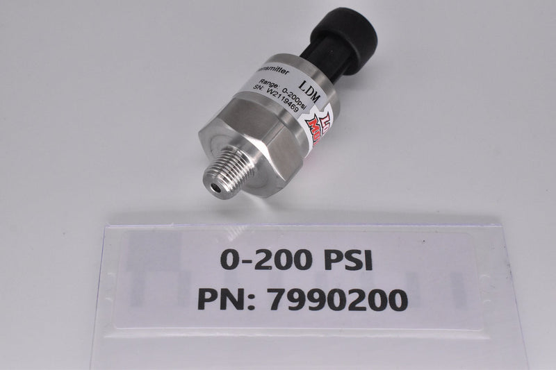 Lowdoller Motorsports 0-200 PSI Pressure Sensor (799 Series, Ceramic)