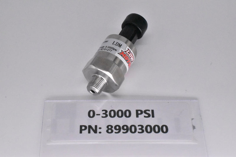 Lowdoller Motorsports 0-3000 PSI Pressure Sensor (899 Series, Oil Filled)