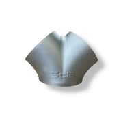 Aluminum 3.5 inch dual to 4 inch single merge collector - Billet Pro Shop
