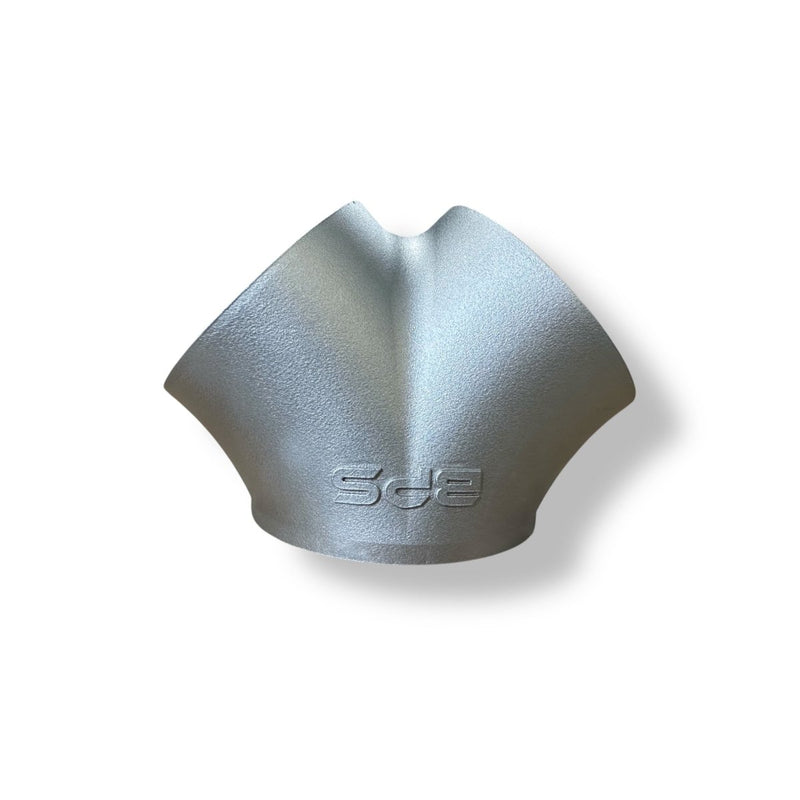 Aluminum 3.5 inch dual to 4 inch single merge collector - Billet Pro Shop