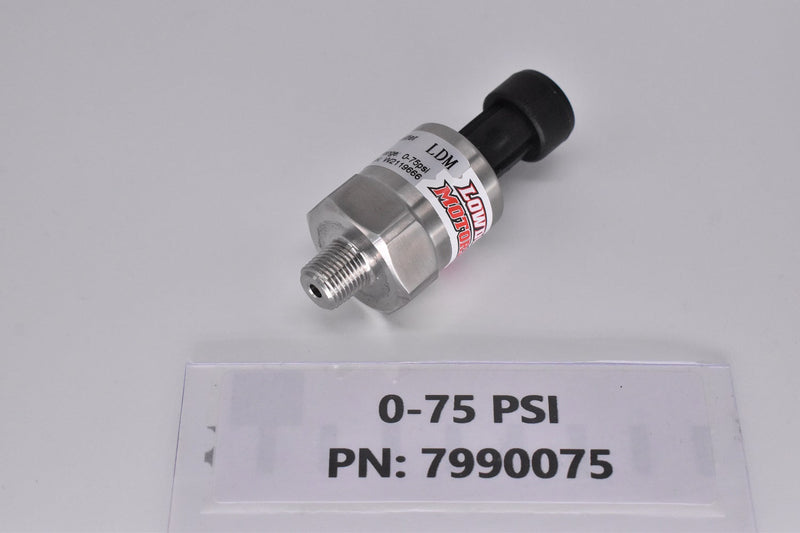 Lowdoller Motorsports 0-75 PSI Pressure Sensor (799 Series, Ceramic)