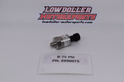 Lowdoller Motorsports 0-75 PSI Pressure Sensor (899 Series, Oil Filled)