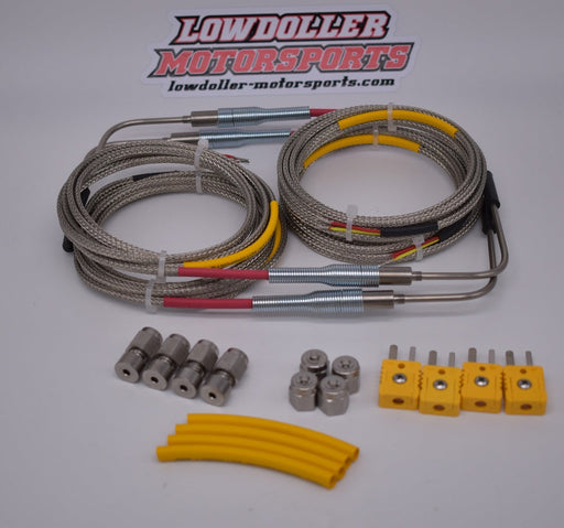 Lowdoller Motorsports 1/8" 4 Cylinder EGT probe kit 153320