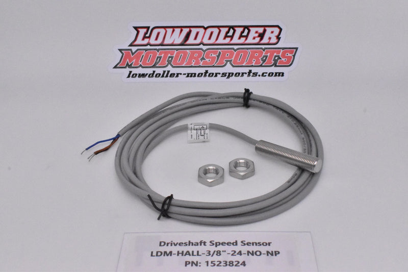 Lowdoller 3/8-24 driveshaft speed sensor body