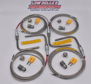 Lowdoller Motorsports 1/4" 4 Cylinder EGT probe kit 153306
