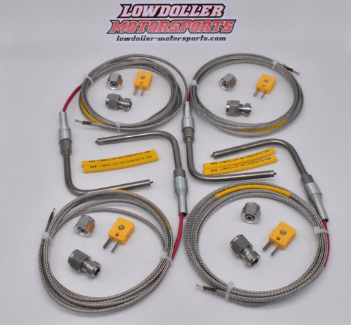 Lowdoller Motorsports 1/4" 4 Cylinder EGT probe kit 153306