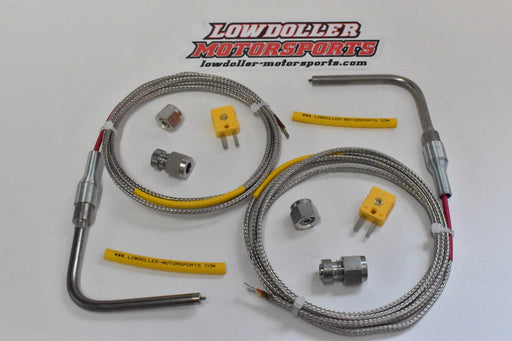 Lowdoller Motorsports 1/4" 2 Cylinder EGT probe kit 153308
