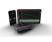 ECU FuelTech FT470 avec FuelTech Vision sur téléphone, tablette et ordinateur portable