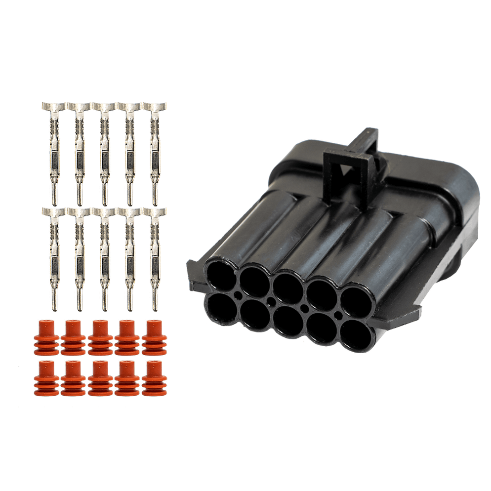 LS550 V8 10-Way Connector Kit - Billet Pro Shop