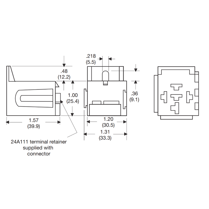 Kit de support de relais automobile - Connecteur 4 broches - Connecteur 5 broches