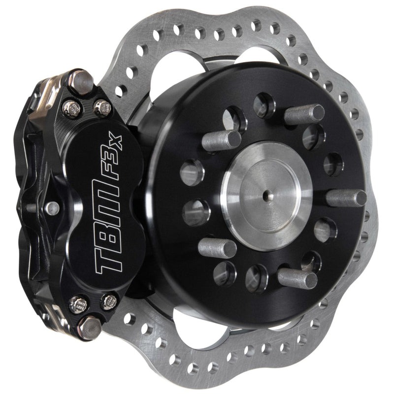 TBM X-Series black anodized drag brake kit