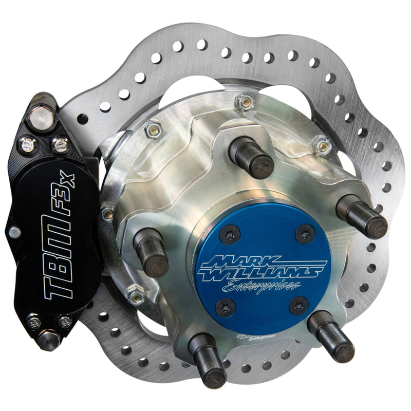 TBM X-Series black anodized drag brake kit