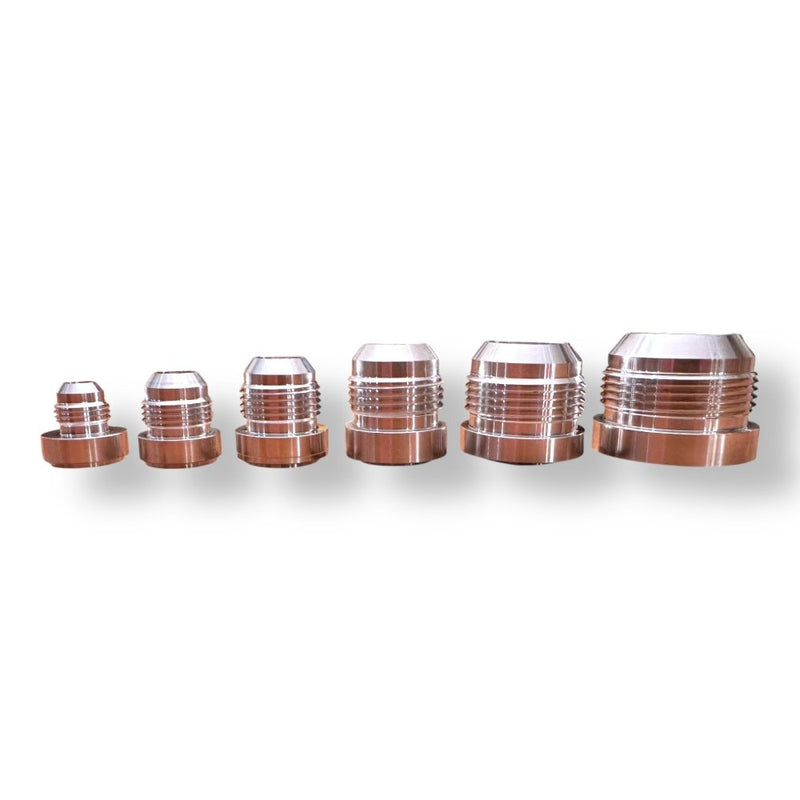 Aluminum AN weld bung fitting for fuel cells and tanks - Billet Pro Shop