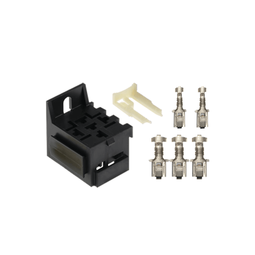 Automotive Relay Holder Kit - 4 Pin - 5 Pin Connector - Billet Pro Shop