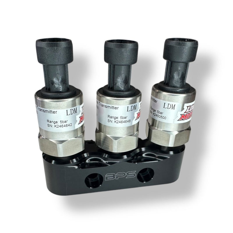 BPS 3-port remote sensor mount for pressure and temperature sensors