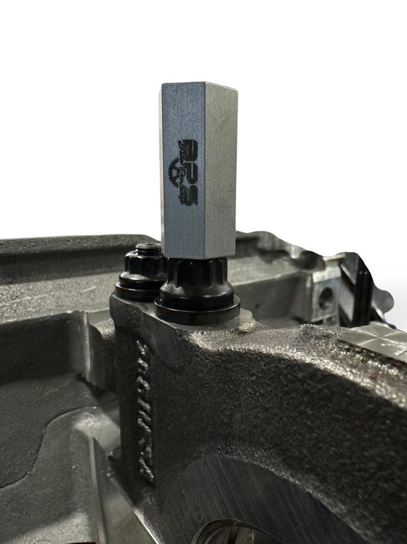 Billet aluminum Coyote pick-up tube spacer for oil pan clearance - Billet Pro Shop