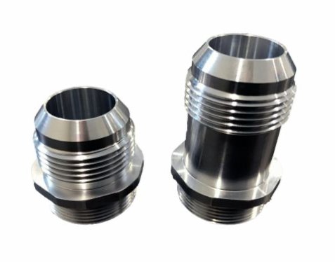 Billet aluminum Coyote to 5.4 DOHC head adapter flanges - Billet Pro Shop