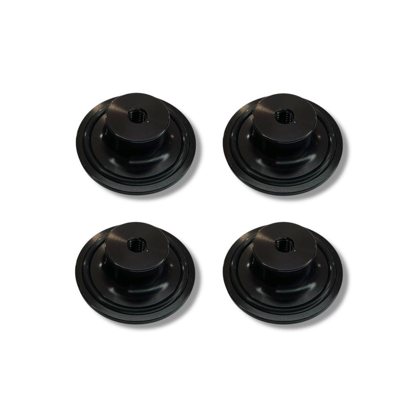 Billet aluminum VCT block-off plates for Ford Coyote engines - Billet Pro Shop