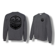 Billet Pro Shop crew neck sweatshirt with BPS logo