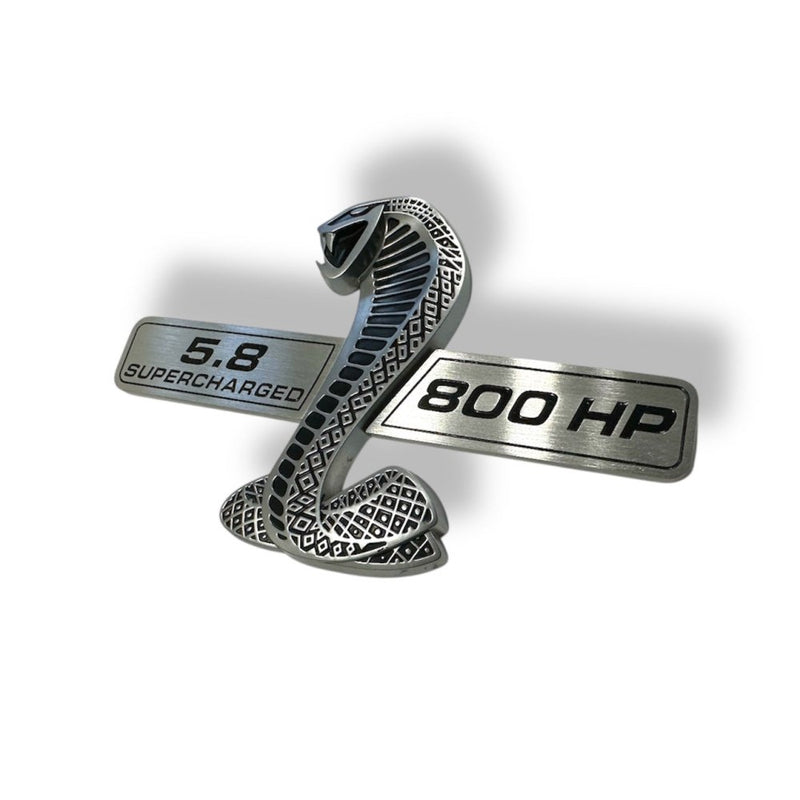 Billet Pro Shop billet fender wing emblems for 2007-2014 Shelby GT500