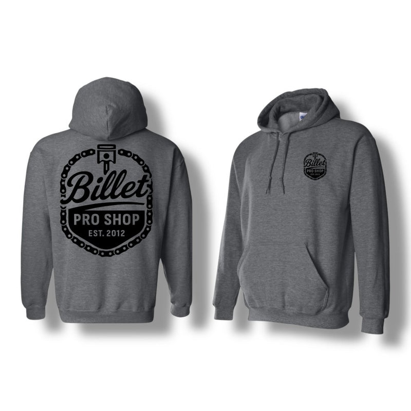 Billet Pro Shop pullover hoodie with BPS logo