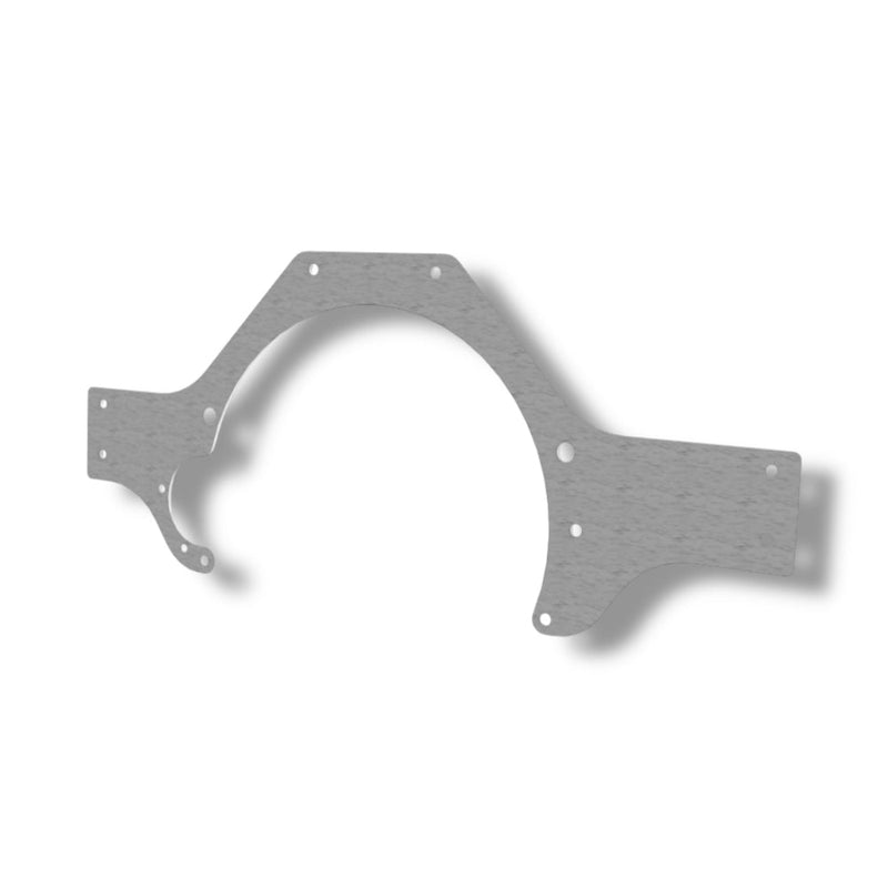 Billet Pro Shop modular and Coyote engine mid plate, billet aluminum