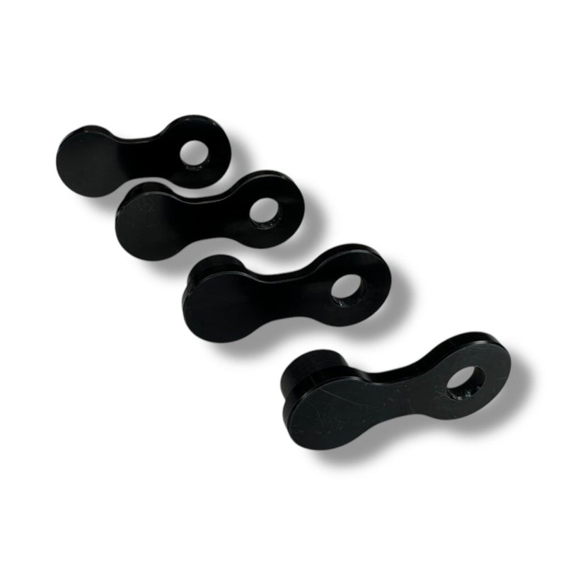 Billet Pro Shop oil squirter block-offs for 2011-2022 Ford Mustang Coyote