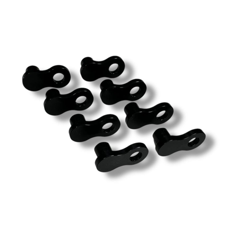 Billet Pro Shop oil squirter block-offs for 2020+ Ford 7.3L Godzilla