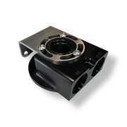Billet aluminum remote oil filter mount bracket - Billet Pro Shop