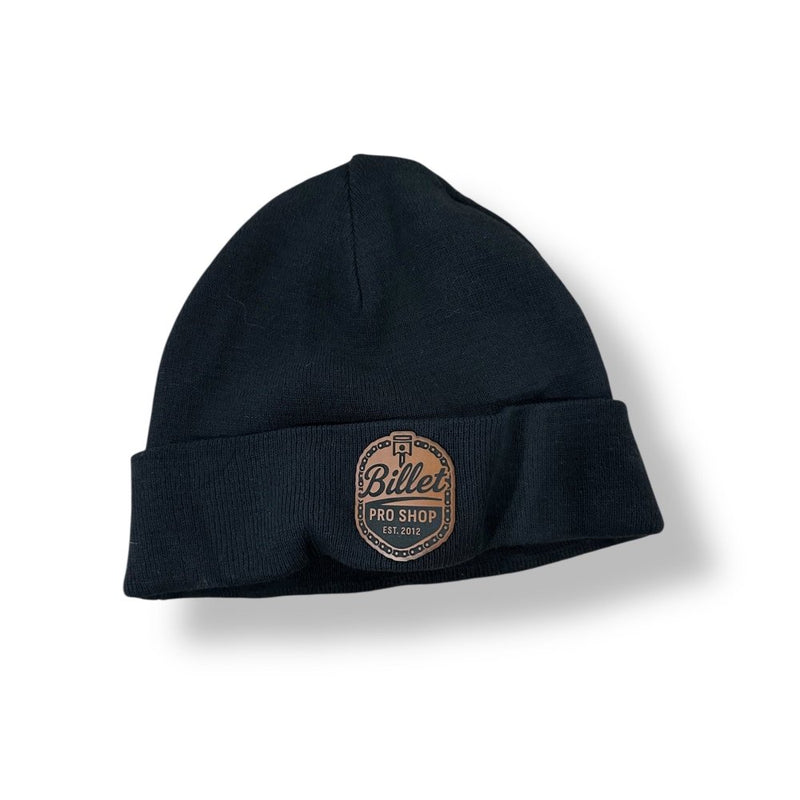 Billet Pro Shop tuque beanie, knit winter hat with embroidered logo