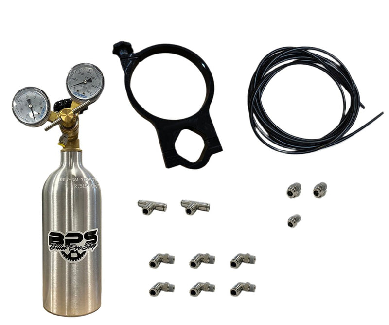CO2 regulator gauge and bottle kit - Billet Pro Shop