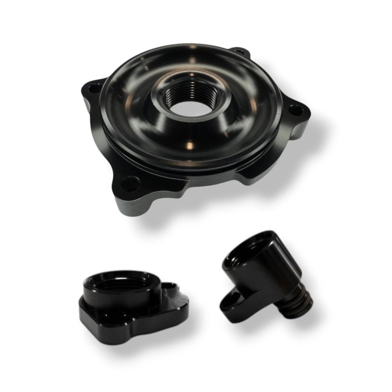 Billet Pro Shop Coyote electric water pump AN fitting kit