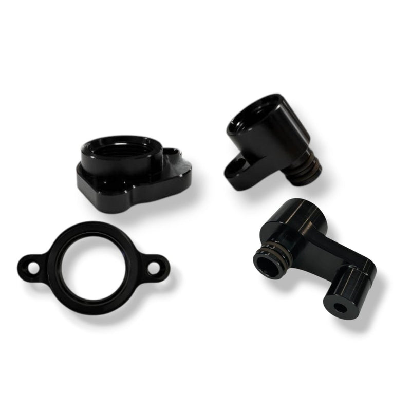 Billet Pro Shop Coyote mechanical water pump AN fitting kit