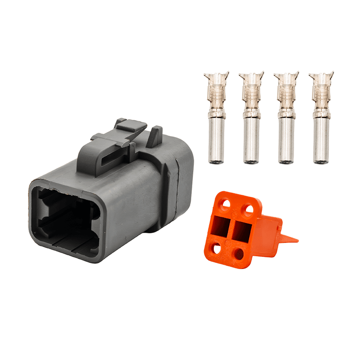 DTP 4 - Way Connector Kit - Male - Billet Pro Shop