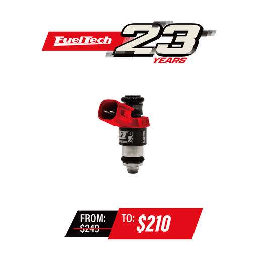 FT Injector 240 lb/h - EV6 Connector - Billet Pro Shop