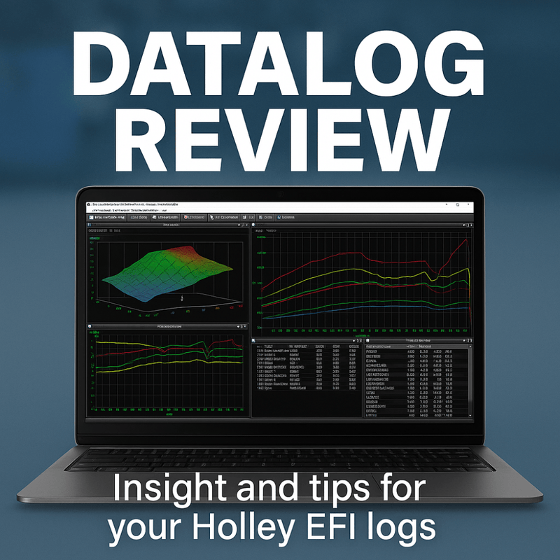 Holley EFI datalog review service from Billet Pro Shop