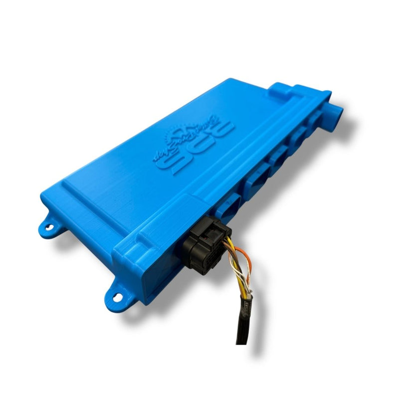 Mock-up Holley Dominator ECU for wiring and layout from Billet Pro Shop