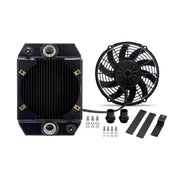 Mishimoto universal drag race aluminum radiator, black