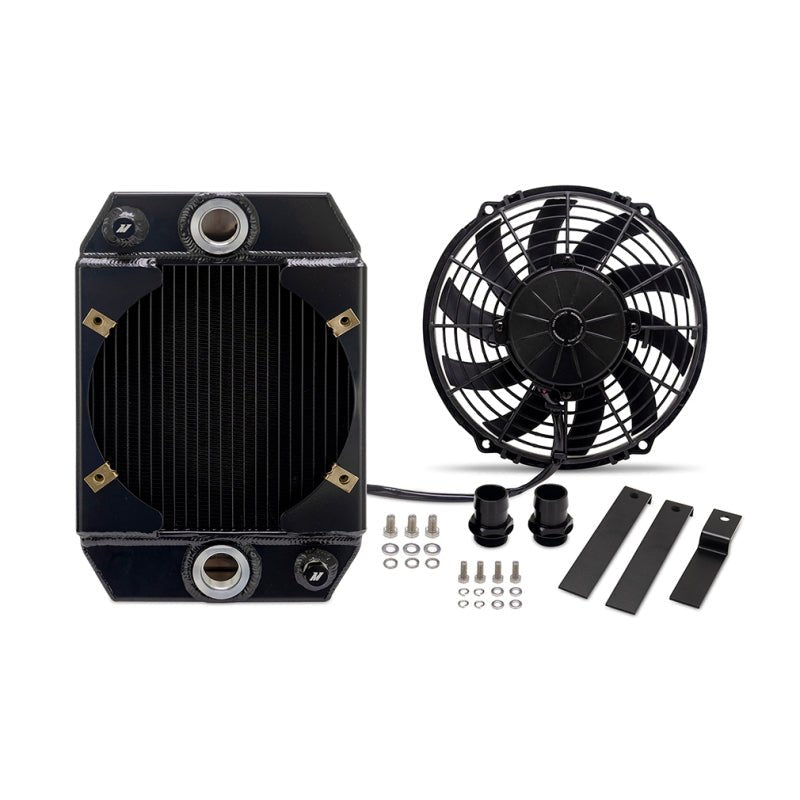 Mishimoto universal drag race aluminum radiator, black
