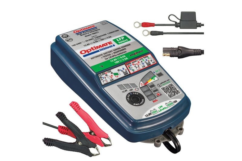 OptiMate Lithium 9.5 Amp Charger for 13.2v and 16.4V Batteries - Billet Pro Shop