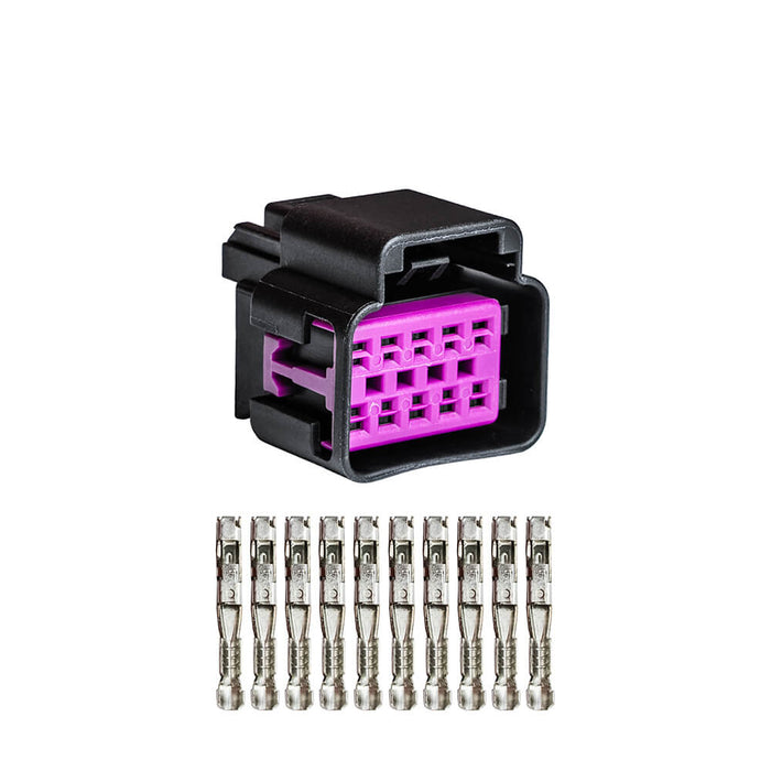 PRO550/600 10 - Way Connector Kit (Harness Side) - Billet Pro Shop