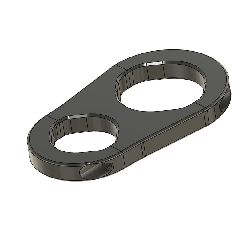 Shock canister bracket 3D print file from Billet Pro Shop