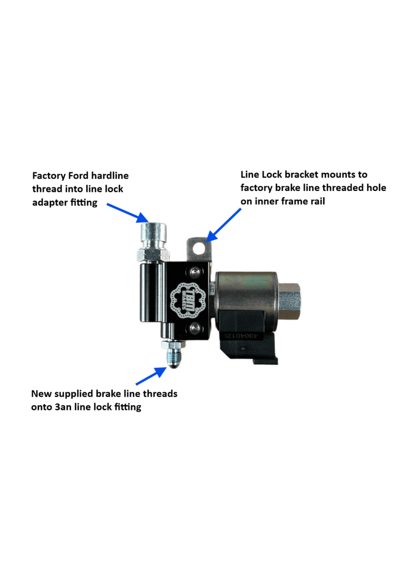 TBM S550/S650 Mustang dual line lock kit diagram