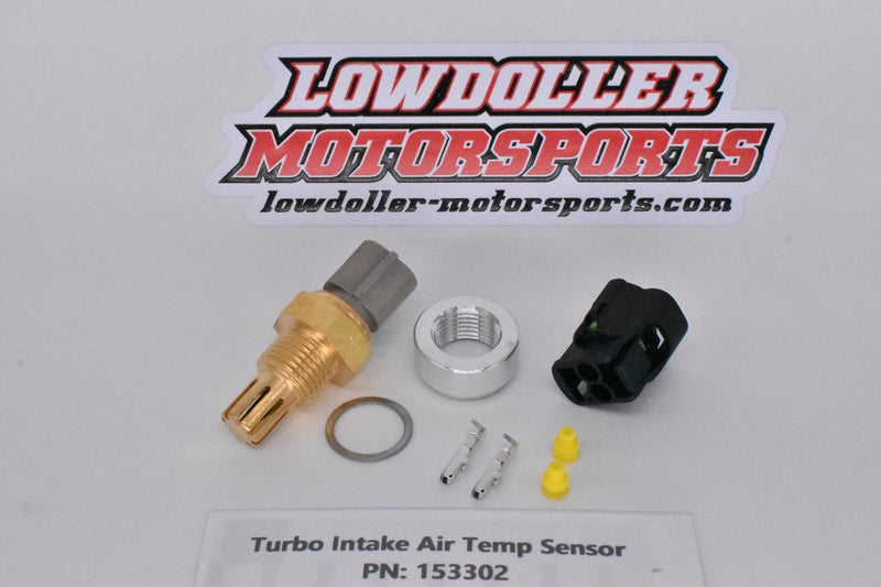 Lowdoller brass IAT sensor M16 x 1.5 with billet weld bung
